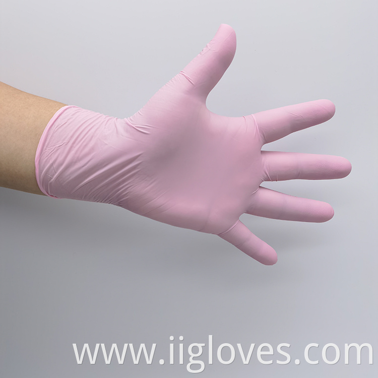 latex powder free glove guantes desechables de nitrilo xs uso medico disposable latex Nitrile gloves